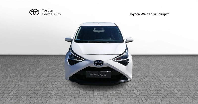 Toyota Aygo cena 45900 przebieg: 67107, rok produkcji 2020 z Grudziądz małe 191